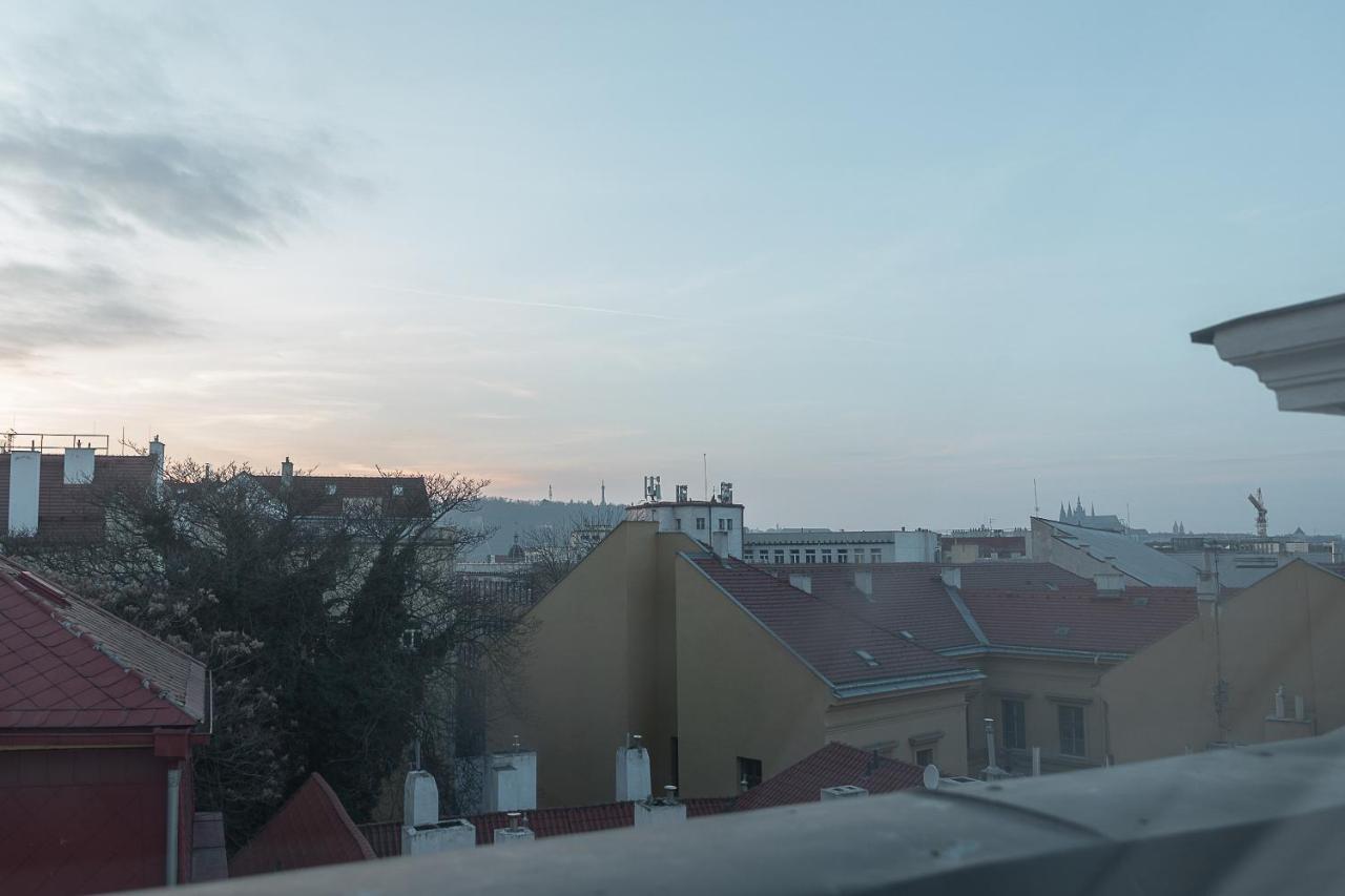 Skolska Winter Terrace Apartment Praga Esterno foto